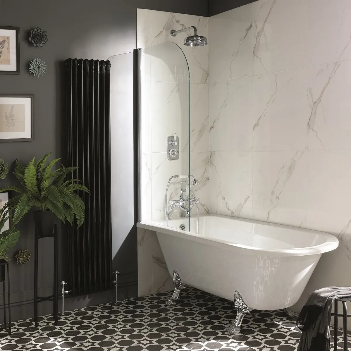 White bathroom