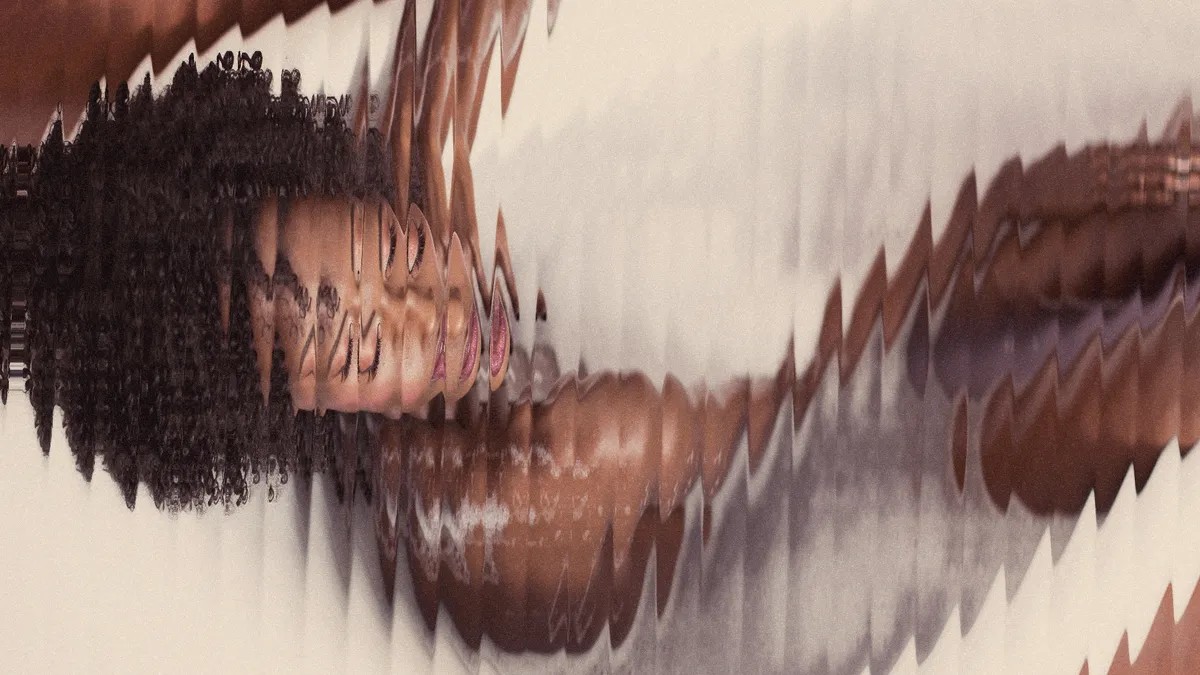 Woman glass effect 2
